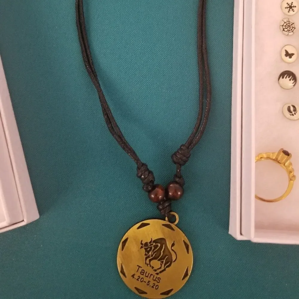 1* Handmade♈🐏 Aries/Taurus♉🐂 necklace